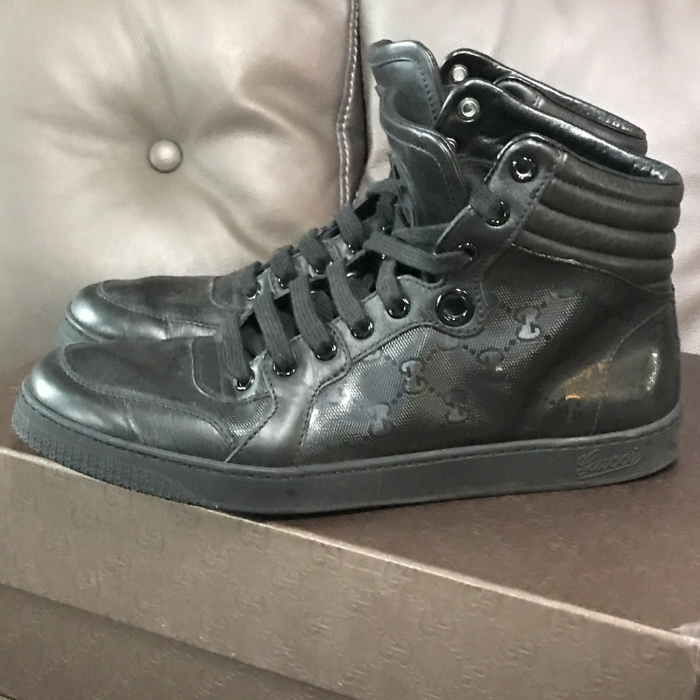 Gucci Mens High Top Sneakers